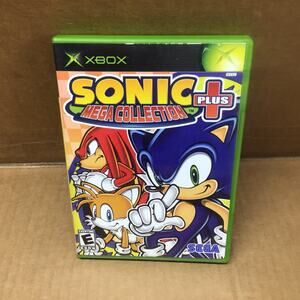 Sonic Mega Collection Plus Microsoft Xbox 2004 Game and Case Tested